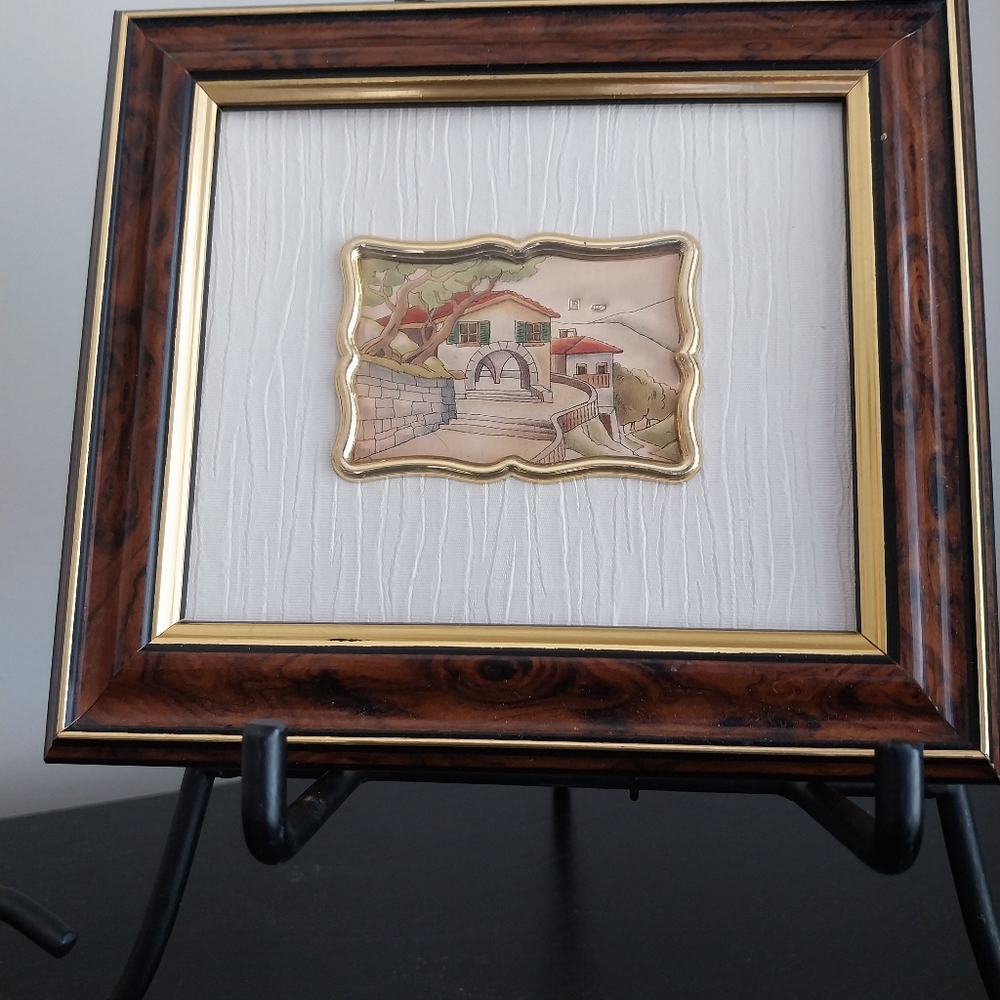 Silver Sterling Two Framed Art Pieces - Picture 7 of 13